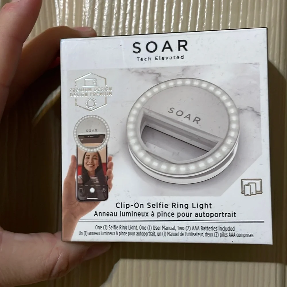 Soar selfie light. Brand new never used
